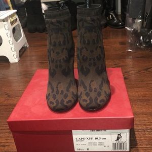 Salvatore Ferragamo Capo Sock Bootie